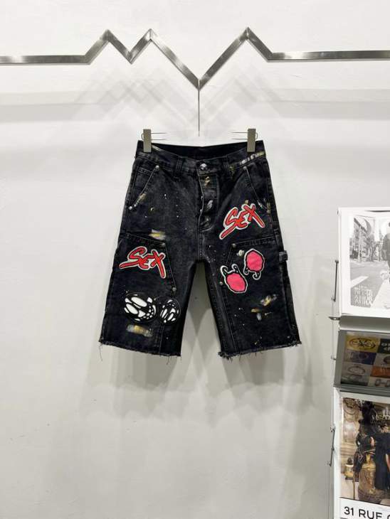 Picture of Chrome Hearts Jeans Short _SKUChromeHeartssz28-34qqtxC0048885